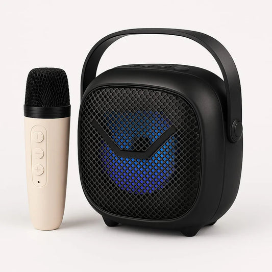 Portable Karaoke Speaker with Wireless Microphone